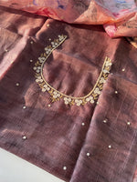 Crushed Organza Saree/ MC971