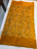 Semi Jute Saree/ 386E