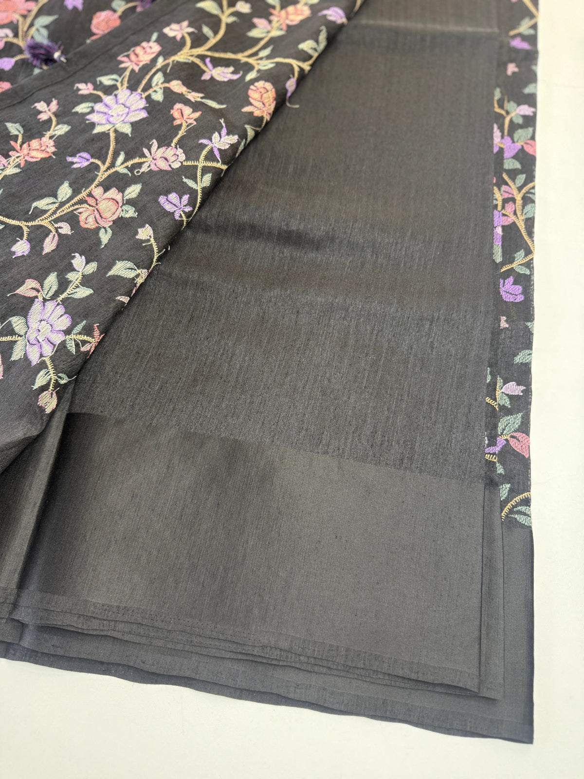 Semi Jute Saree/ 386E