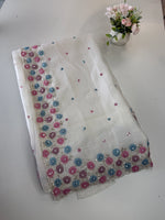 Crushed Organza Saree/ HW161