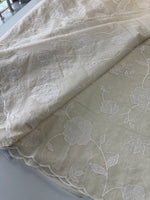 Chanderi Cotton appliqué saree / 106EFS