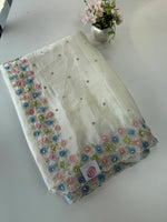 Crushed Organza Saree/ HW161