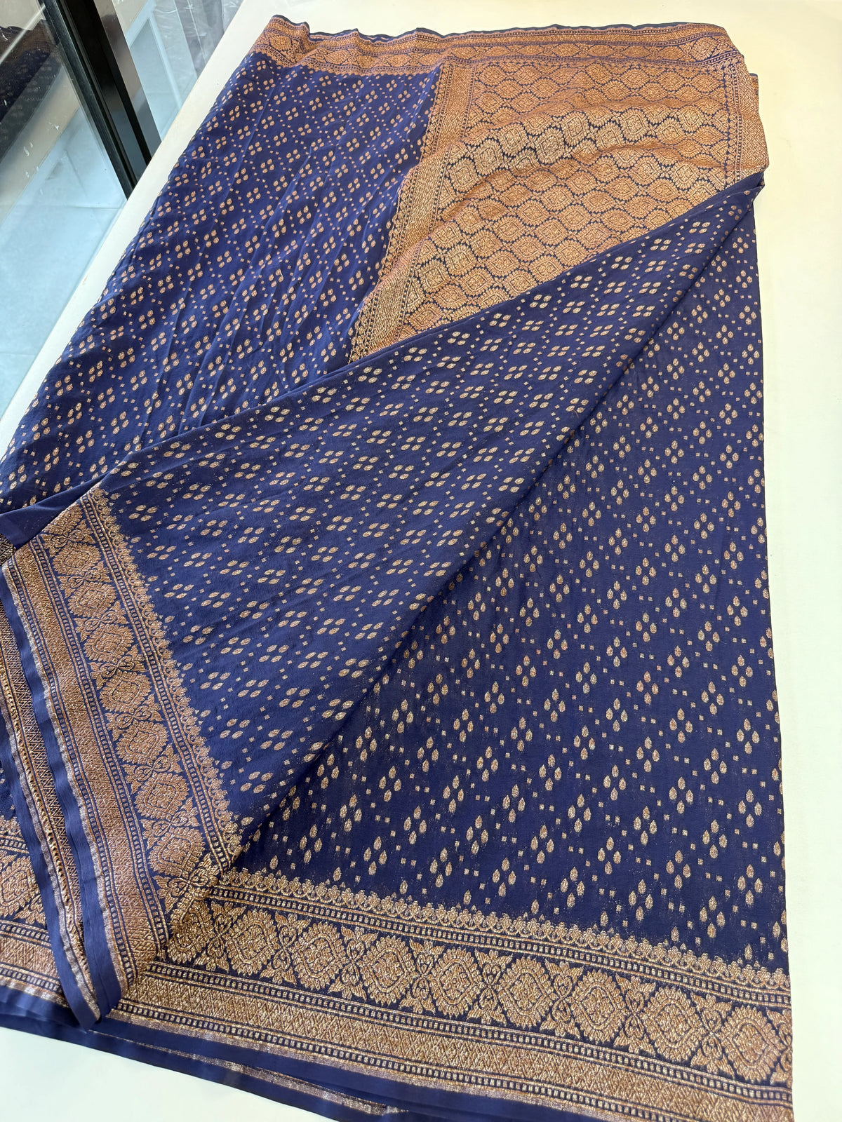 Georgette Banarasi Saree/ 11MC /A