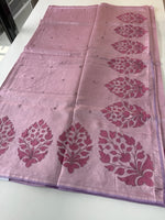 Slub Silk Saree/ 8004