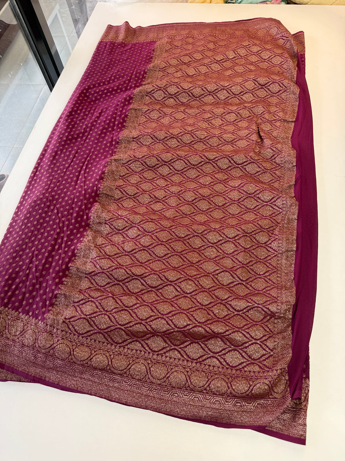 Georgette Banarasi Saree/ 11MC /B
