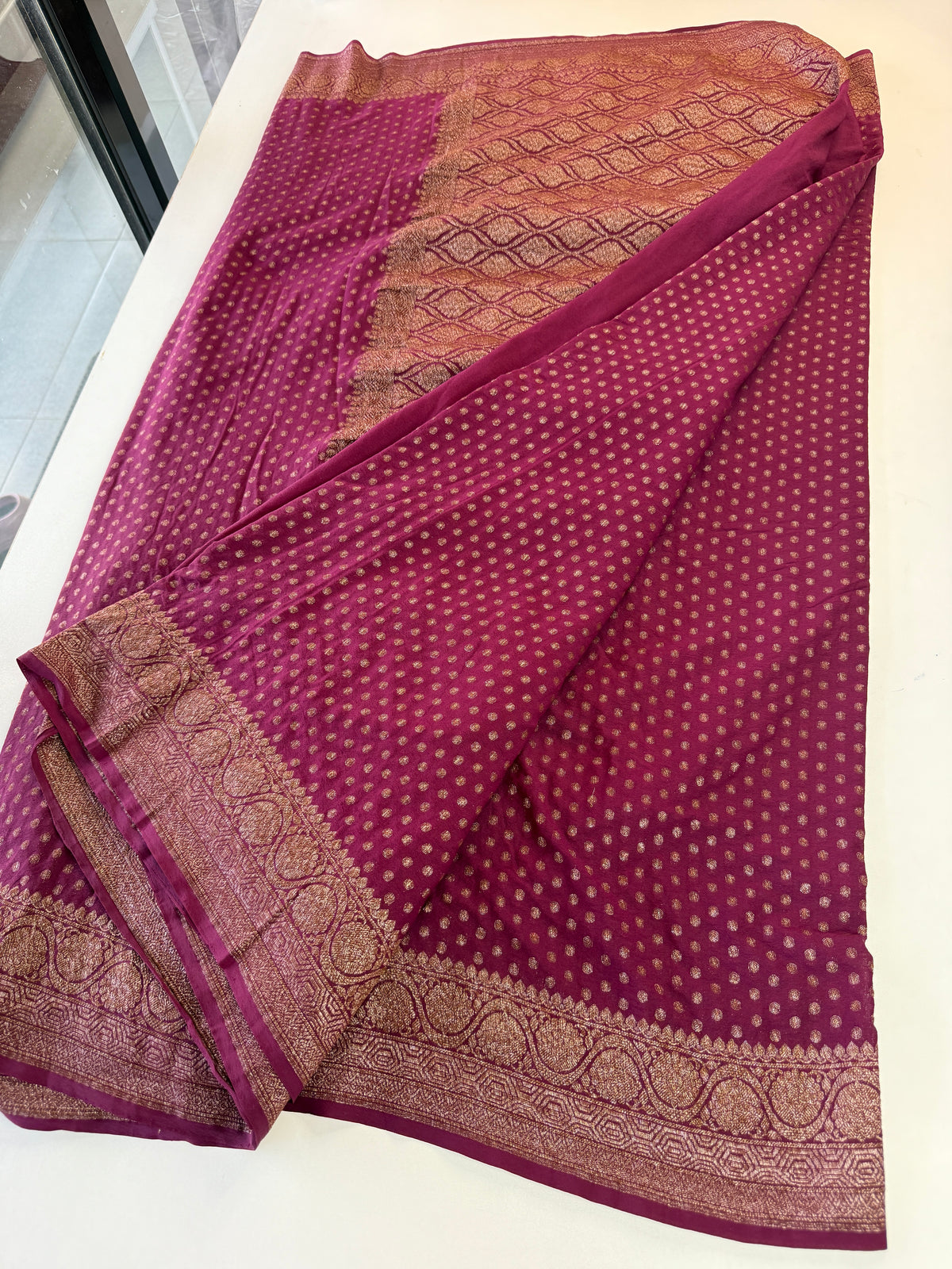 Georgette Banarasi Saree/ 11MC /B