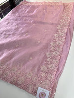 Crushed crape saree/ AM110