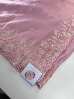Crushed crape saree/ AM110