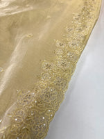 Crushed crape saree/ AM110