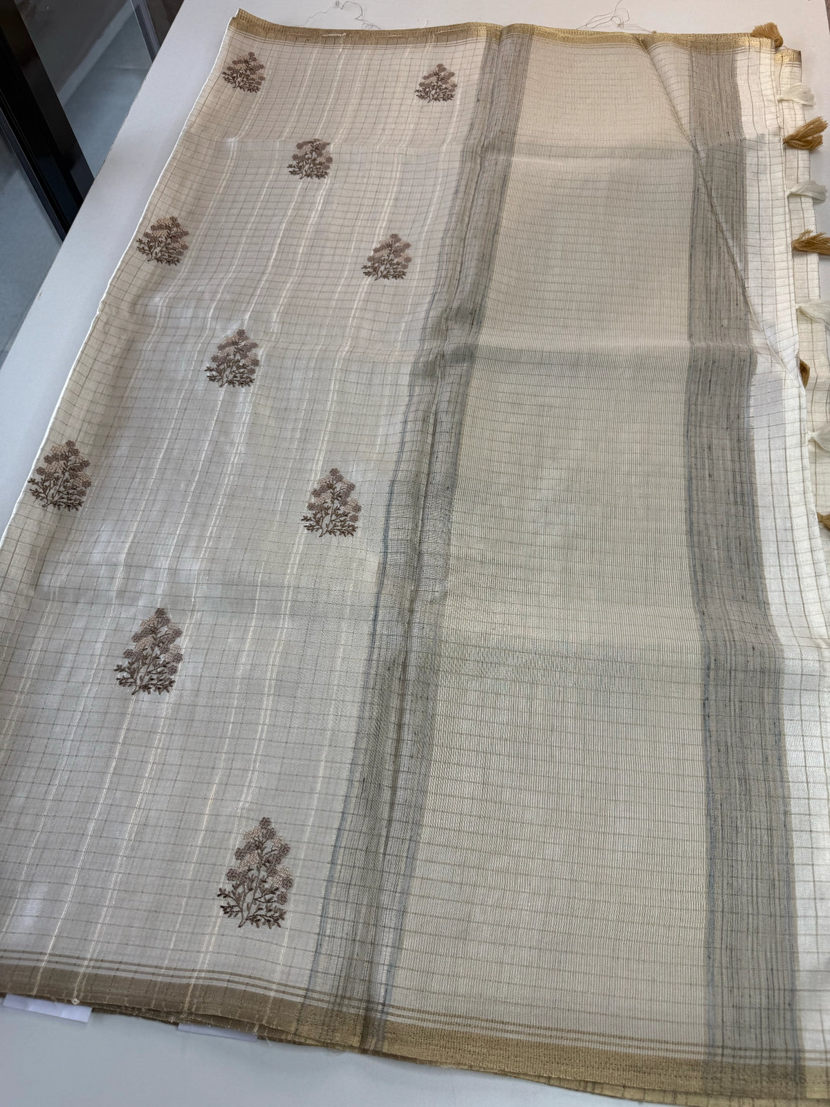 Soft semi Tussar silk Saree/ 164A