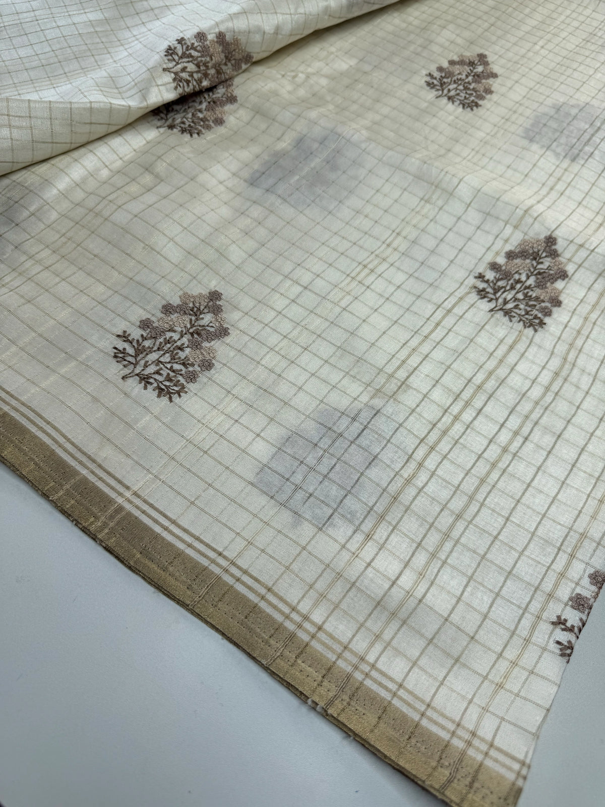 Soft semi Tussar silk Saree/ 164A