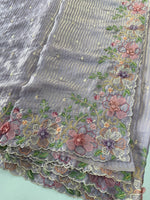 Satin Organza Saree/ WS97