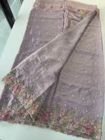 Satin Organza Saree/ WS97