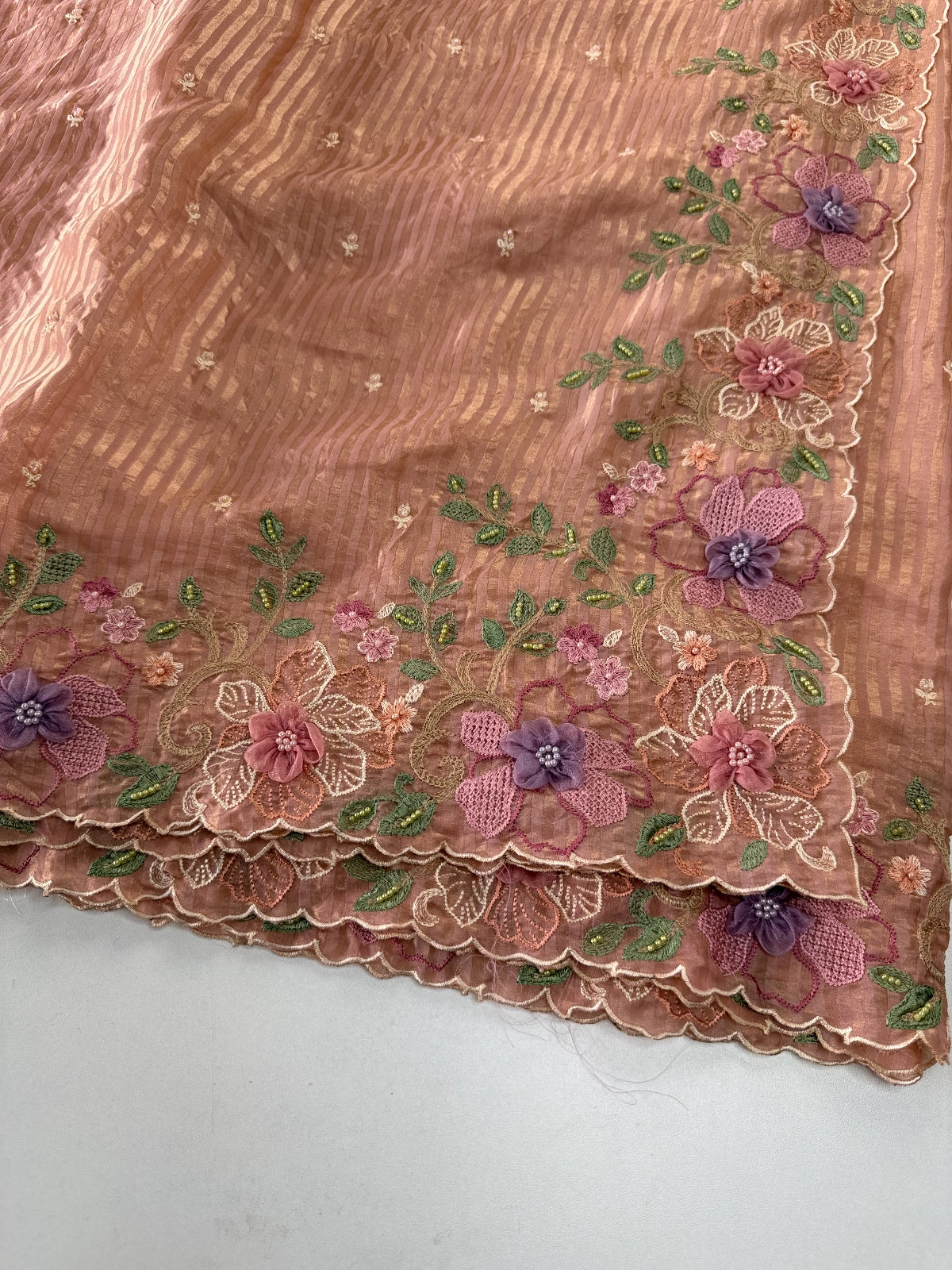 Satin Organza Saree/ WS97