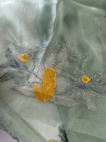 Glass Organza Saree/4435