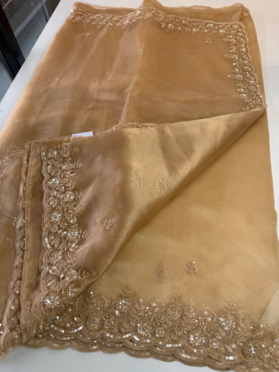 Glass Organza Saree/ SP96