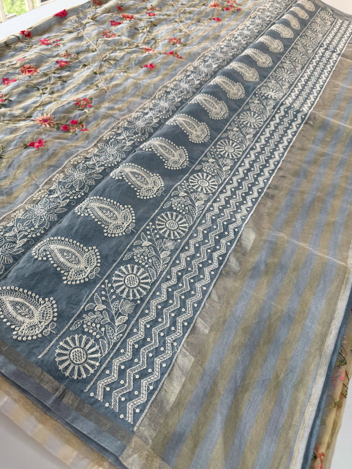 Blended Chanderi Saree/ MC322