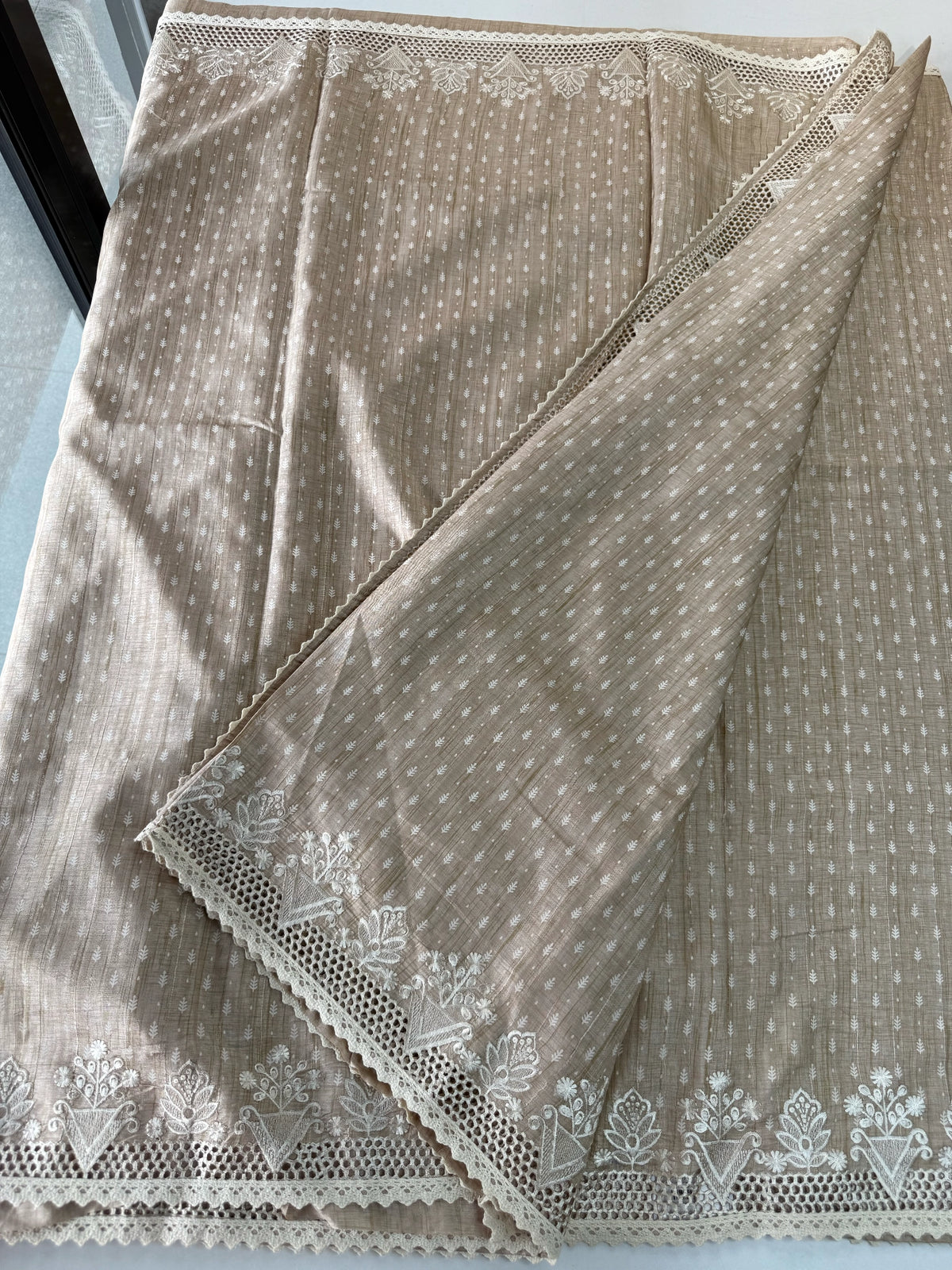 Soft semi Tussar Saree/ 1344