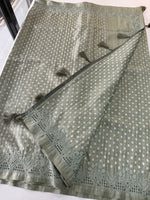 Soft semi Tussar saree/ 1345