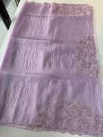 Korean Organza Saree/ 4154