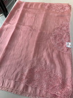 Korean Organza Saree/ 4154