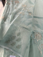 Chanderi Tissue blended Saree/ AWS16