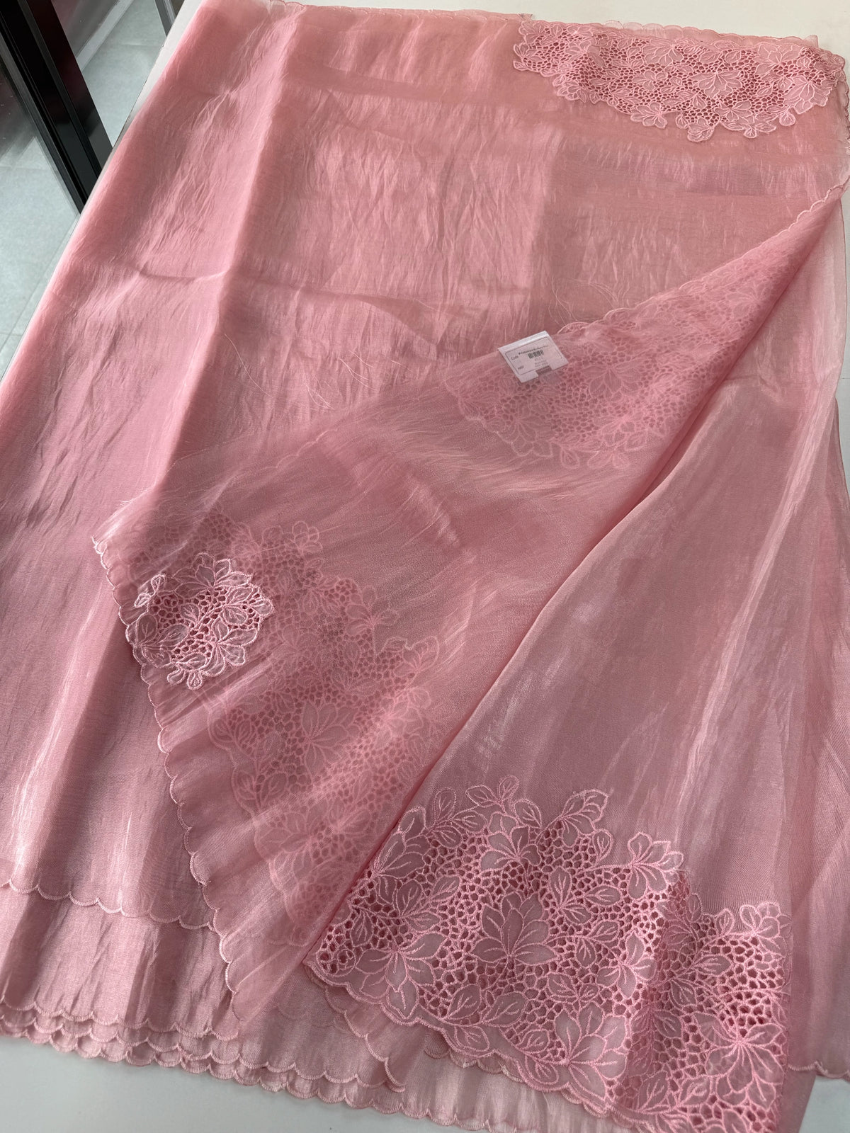 Korean Organza Saree/ 4154