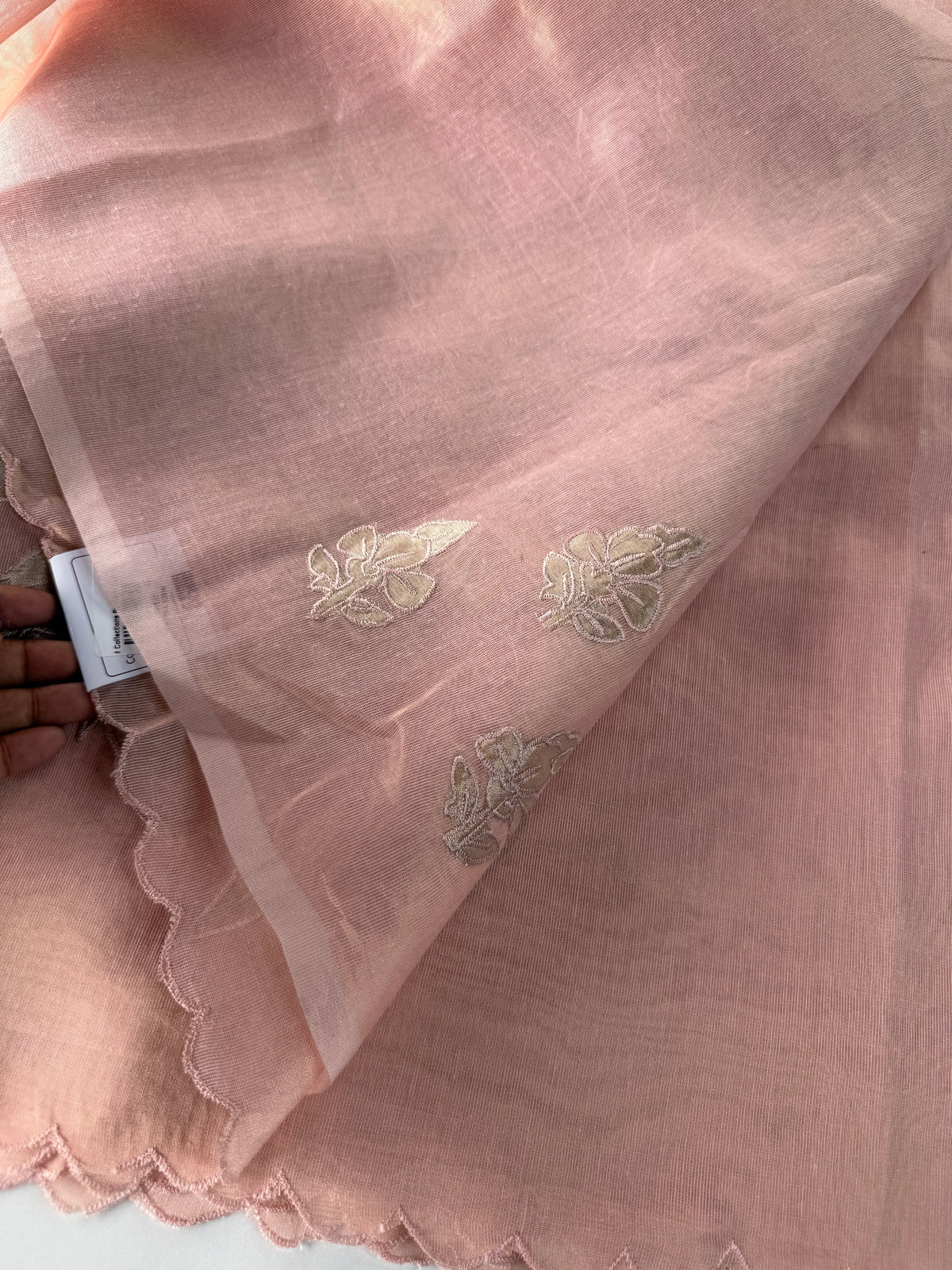 Chanderi Tissue Blended Saree/ AWS17