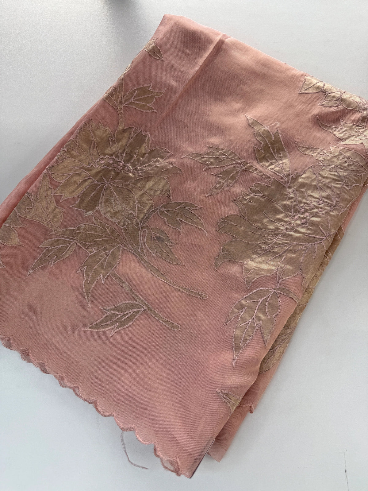 Chanderi Tissue Blended Saree/ AWS17