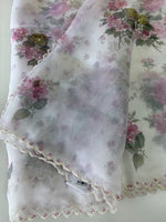 Glass Organza Saree/ 15409