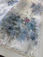 Glass Organza Saree/ 15409