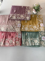 Crushed Organza Saree / MK01