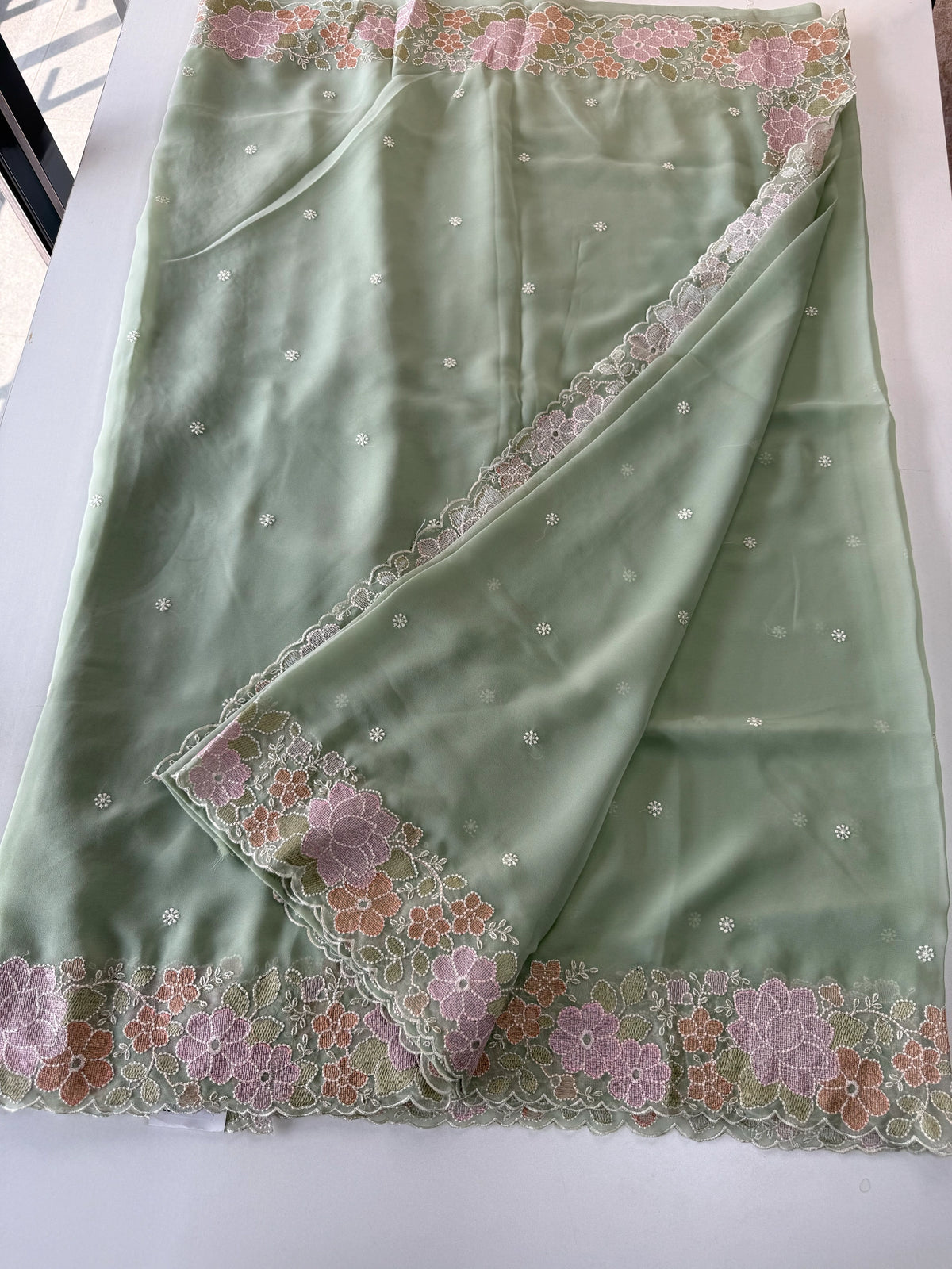 Georgette Saree/ CW325