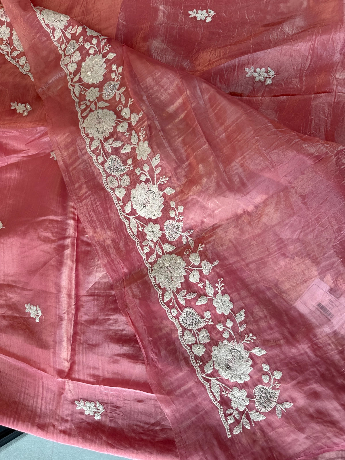 Crushed Organza Saree / MK01