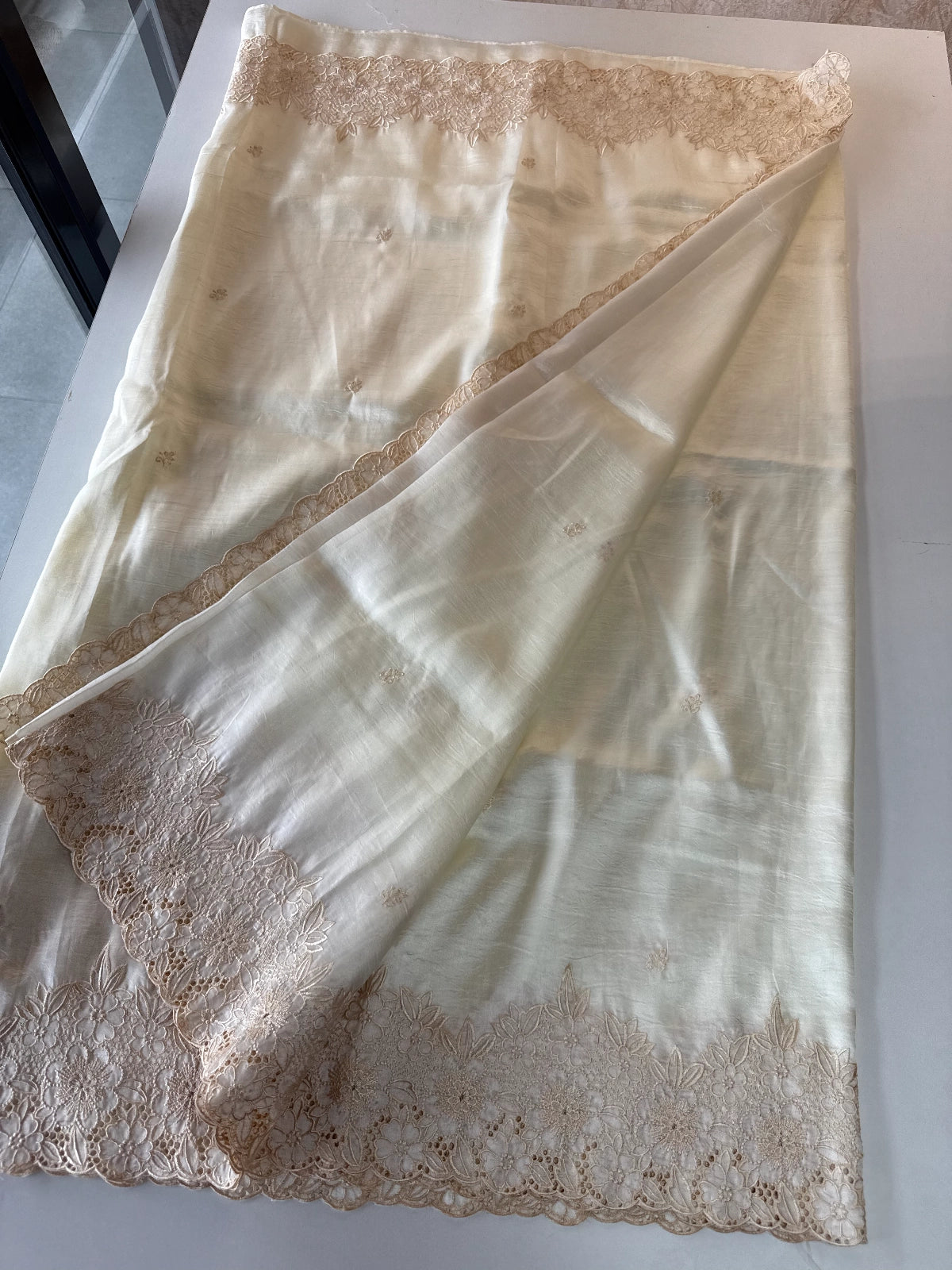 Crushed Organza Saree/ WS99