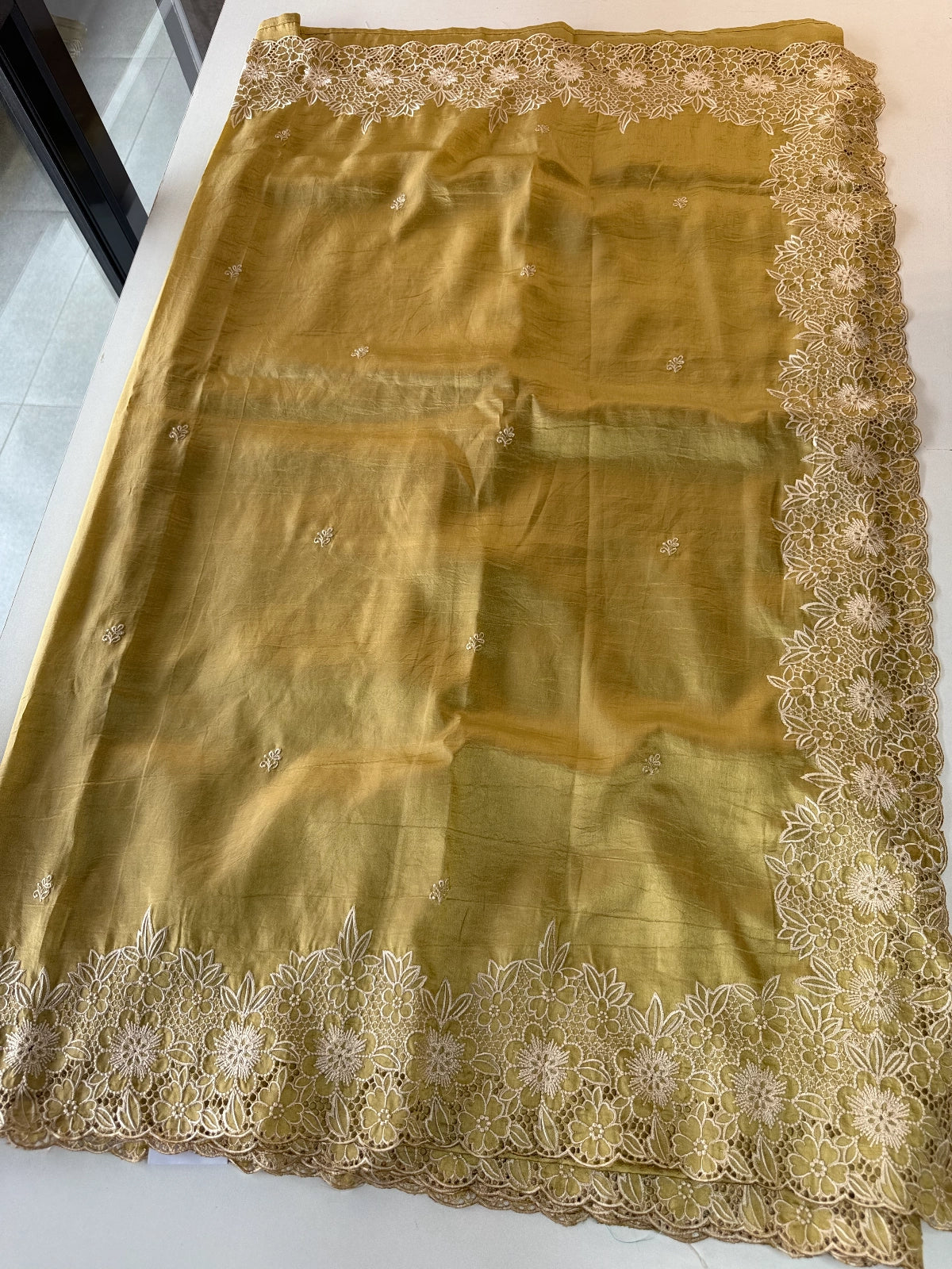 Crushed Organza Saree/ WS99