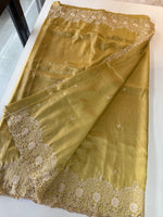 Crushed Organza Saree/ WS99