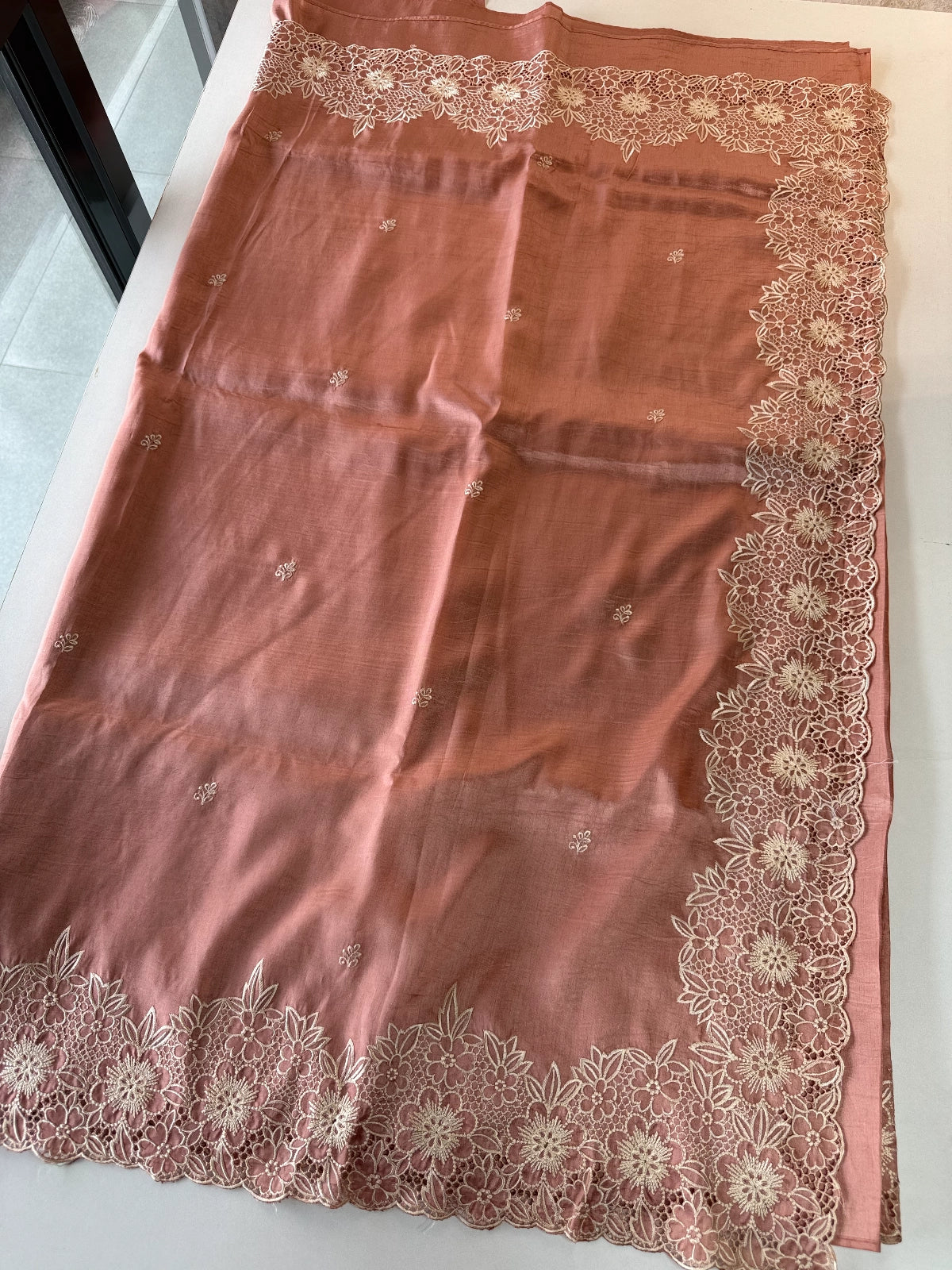 Crushed Organza Saree/ WS99
