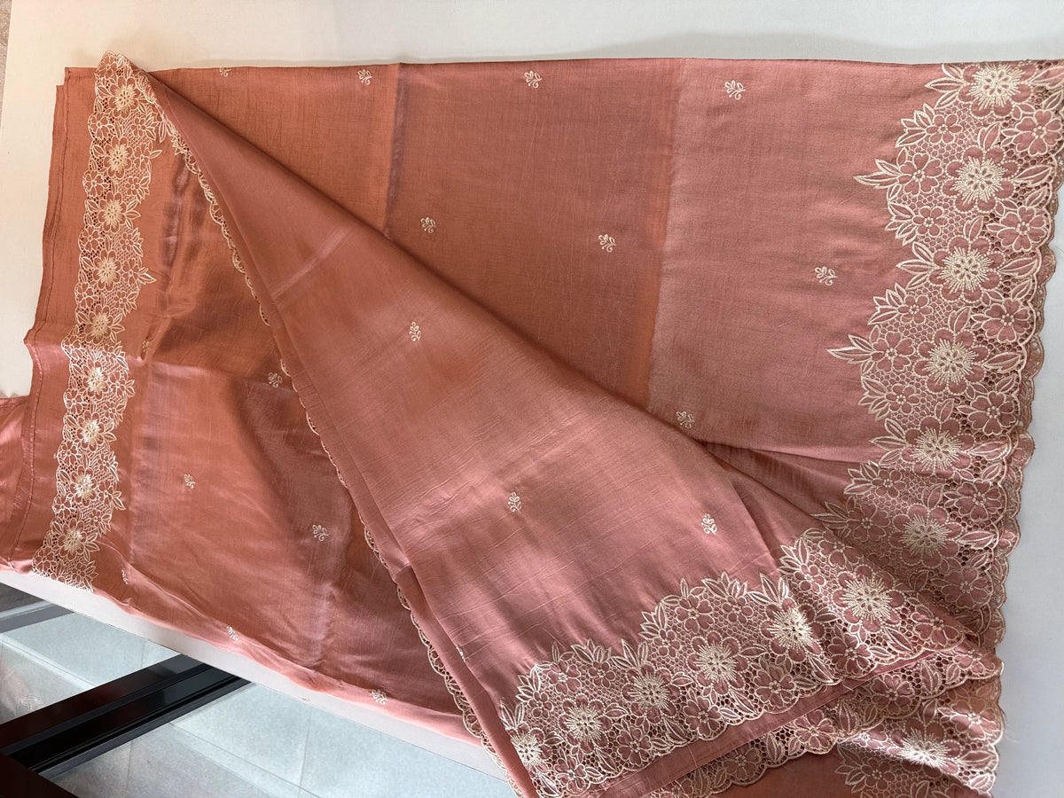Crushed Organza Saree/ WS99