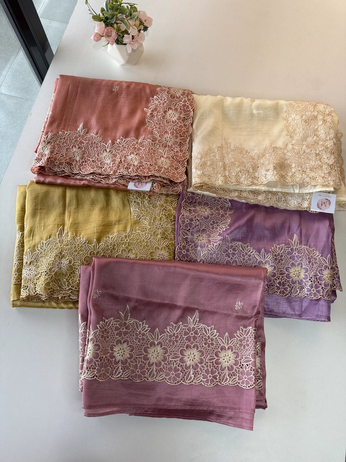 Crushed Organza Saree/ WS99