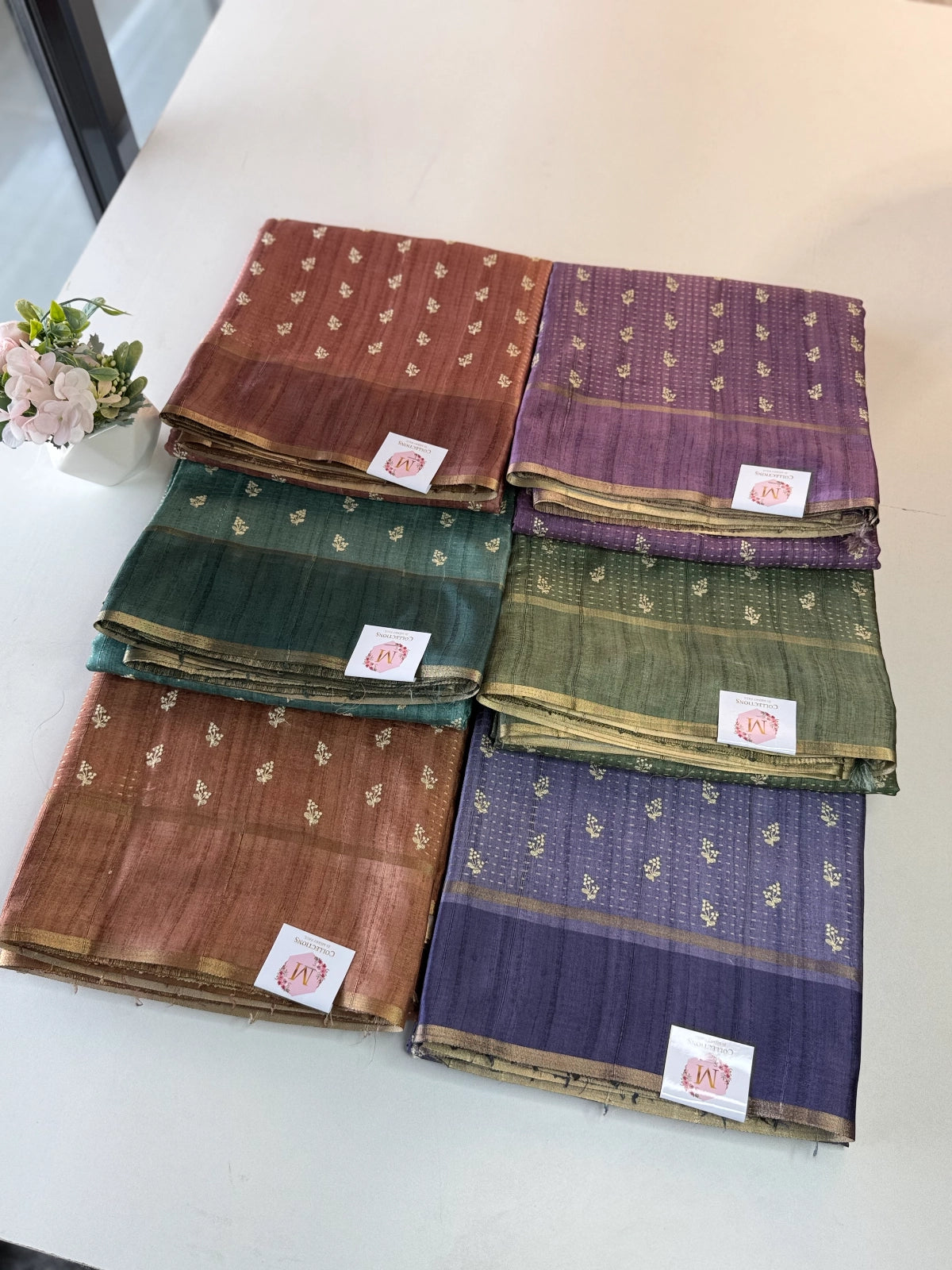 Soft Semi Tussar Silk Saree / MD364