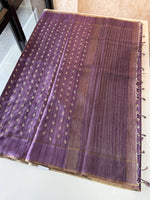 Soft Semi Tussar Silk Saree / MD364