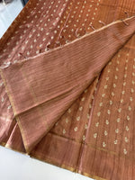 Soft Semi Tussar Silk Saree / MD364