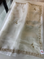 Glass OrganzaSaree/ 98079