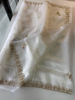 Glass OrganzaSaree/ 98079