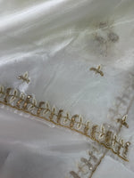 Glass OrganzaSaree/ 98079