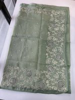 Tissue Chanderi Blended Saree/ 857E