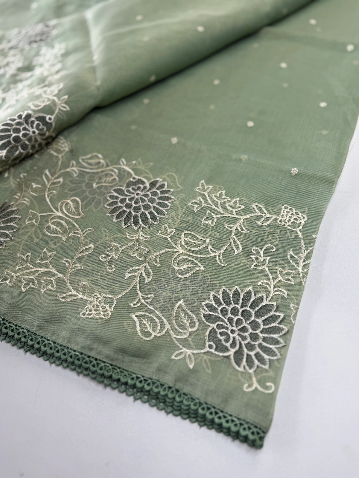 Tissue Chanderi Blended Saree/ 857E