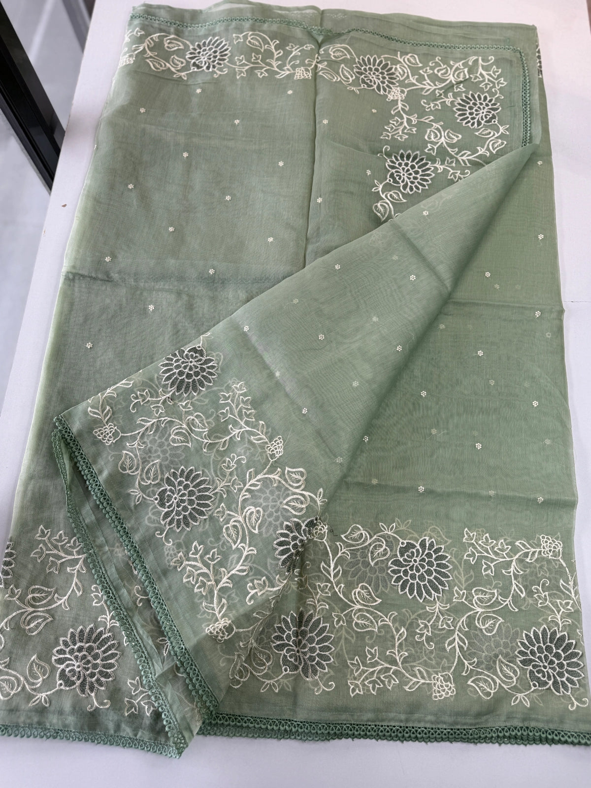Tissue Chanderi Blended Saree/ 857E