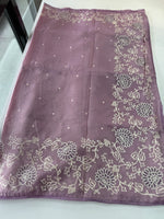 Tissue Chanderi Blended Saree/ 857E